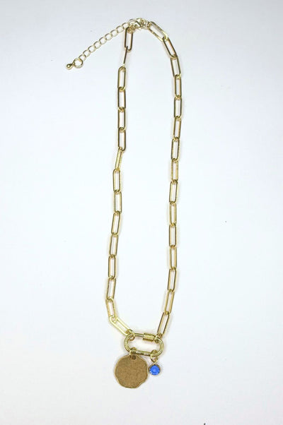 Carabiner Paperclip Chain Necklace CUSTOM
