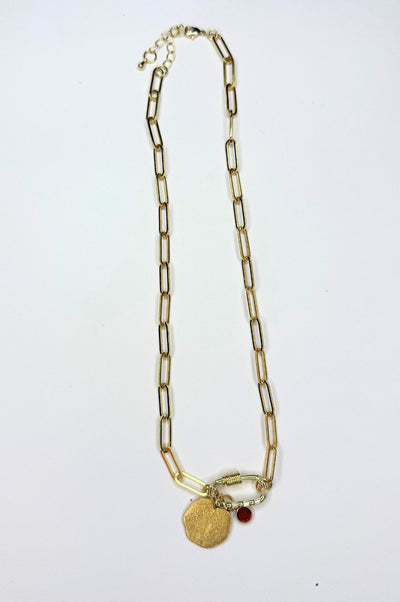 Carabiner Paperclip Chain Necklace CUSTOM