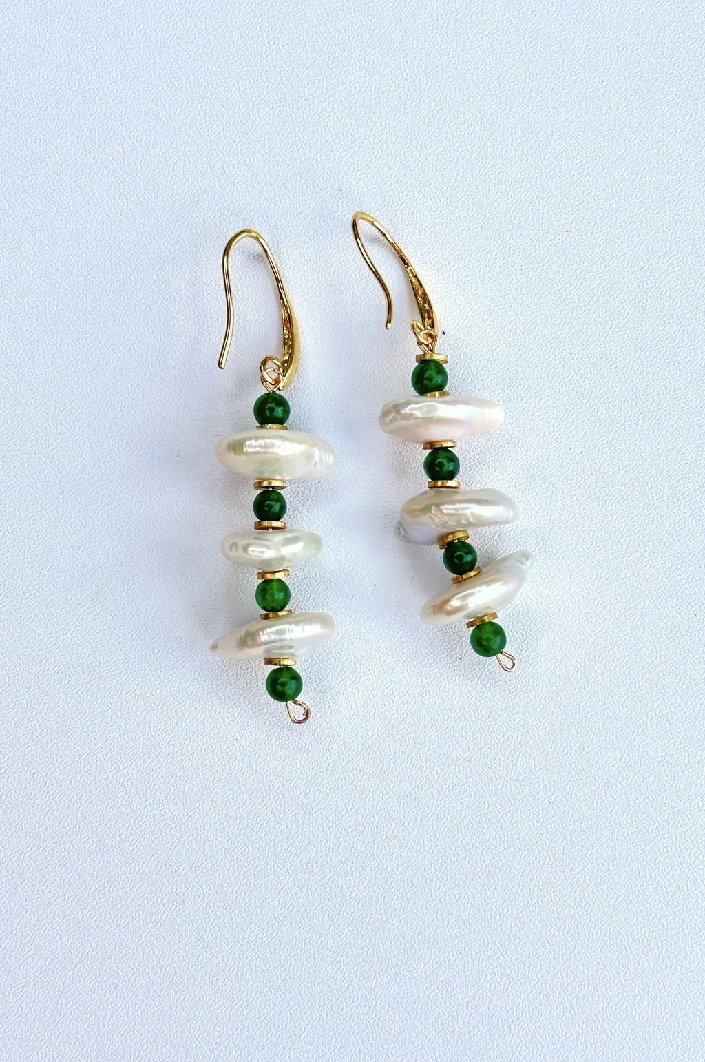The Carmel Pearl Drop Earrings