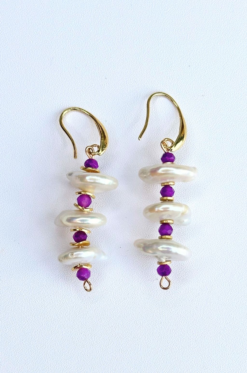 The Carmel Pearl Drop Earrings