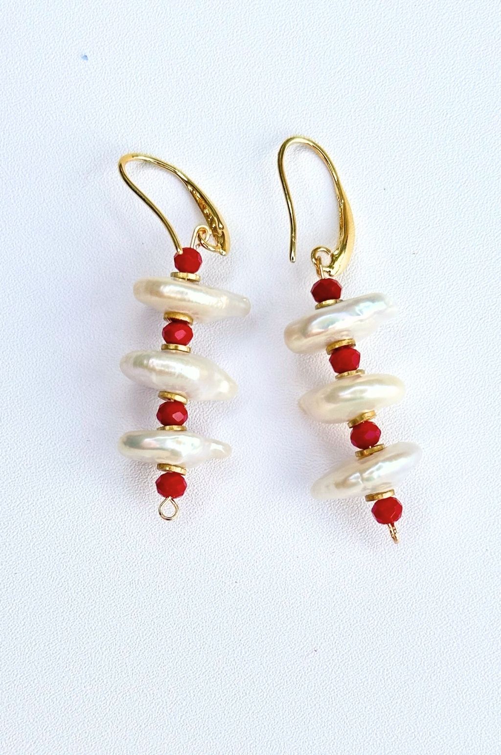 The Carmel Pearl Drop Earrings