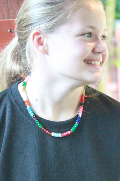That Big Bead Energy Necklace by Annie Claire Designs (multi-color)