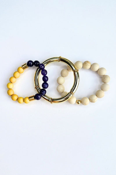 The Endzone Bracelet Stack