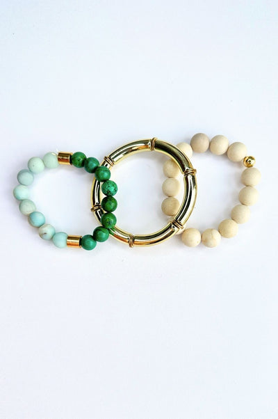 The Endzone Bracelet Stack