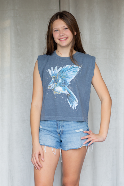 American Apparel  Bluejay Mascot  Tank