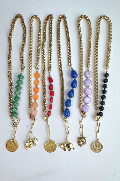 The Halftime Beaded Necklace