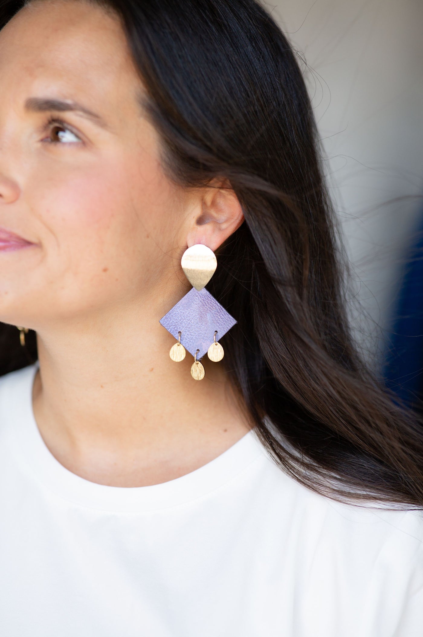 Golden Dusk Drop Earrings