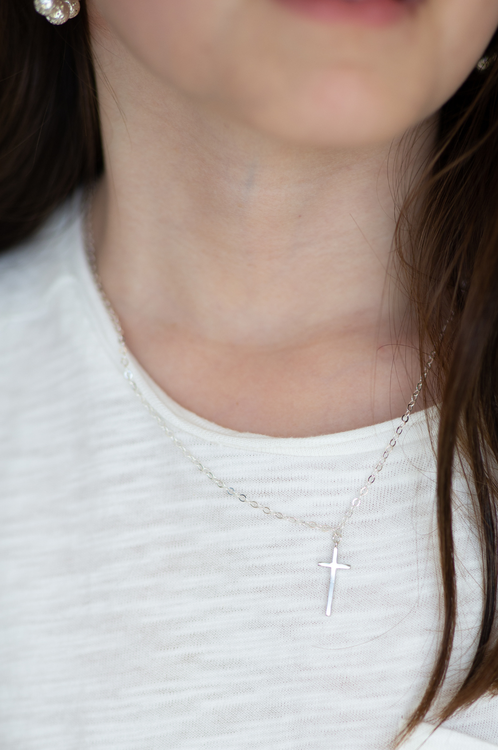 Classic Cross 'Gracie' Necklace by Annie Claire Designs - SoSis