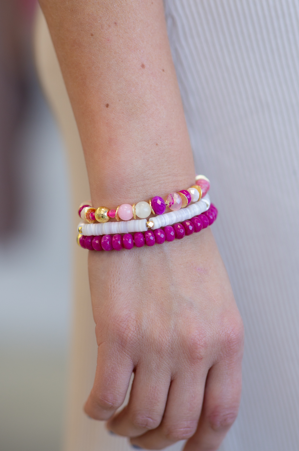 The Amalie Bracelet Stack by Annie Claire Designs
