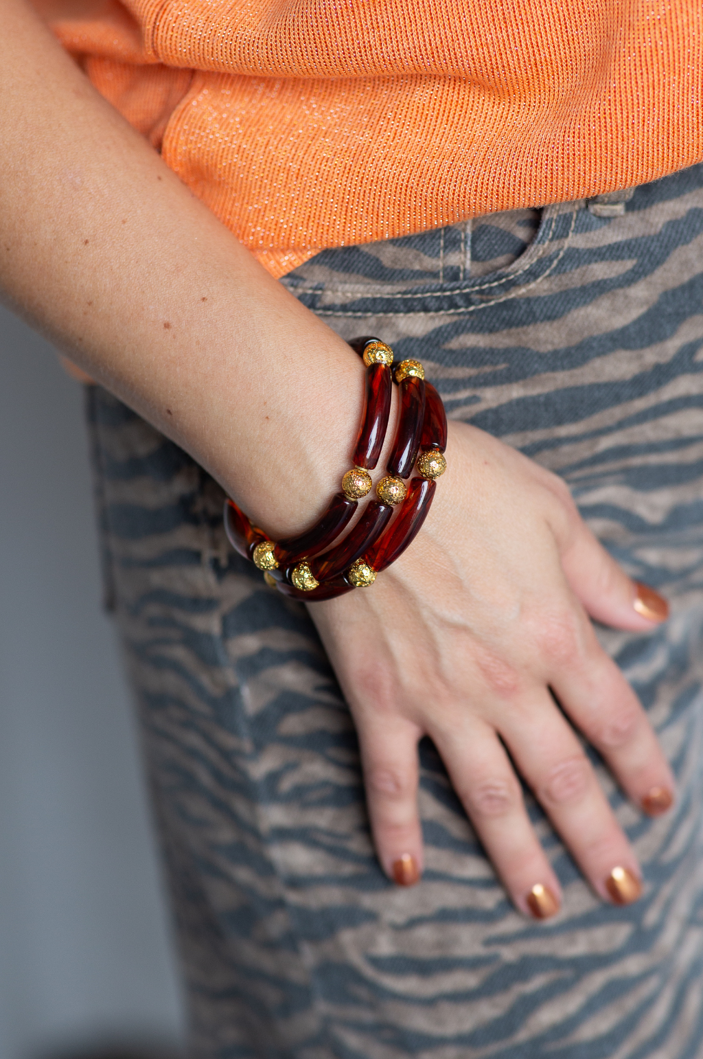 Fall Bangle Bracelet