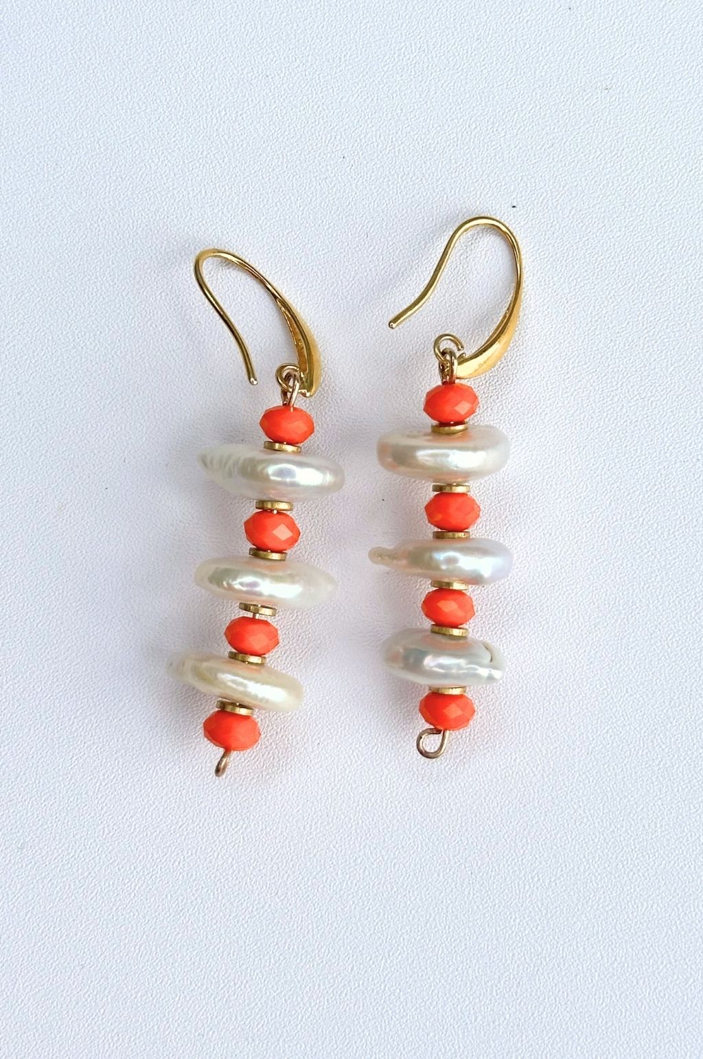 The Carmel Pearl Drop Earrings