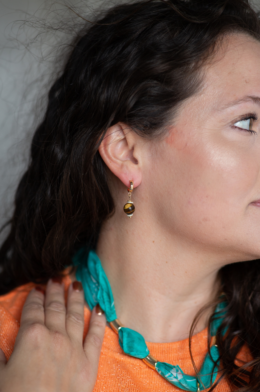 Tiger's Eye Earrings