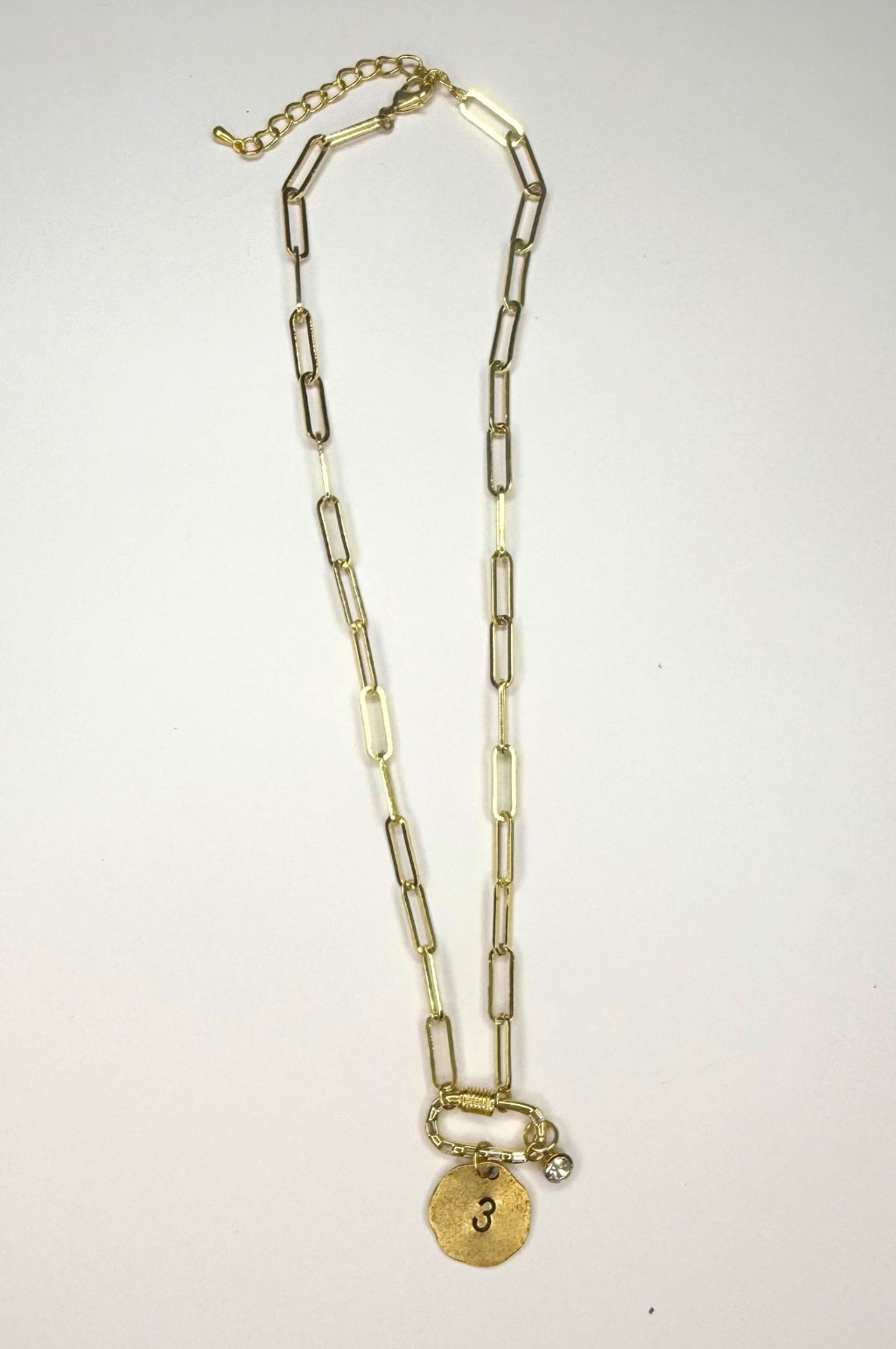 Carabiner Paperclip Chain Necklace CUSTOM