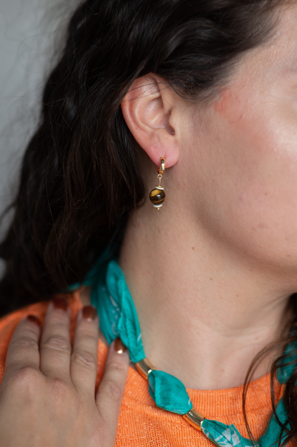 Tiger's Eye Earrings