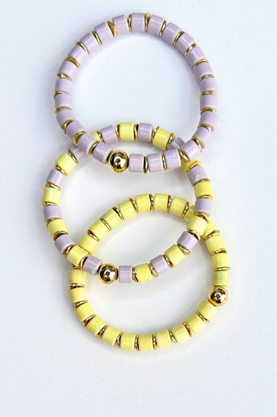 Tiger Barrel Bracelet Stack