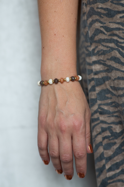 Fireside Beaded Bracelet (Multicolor)