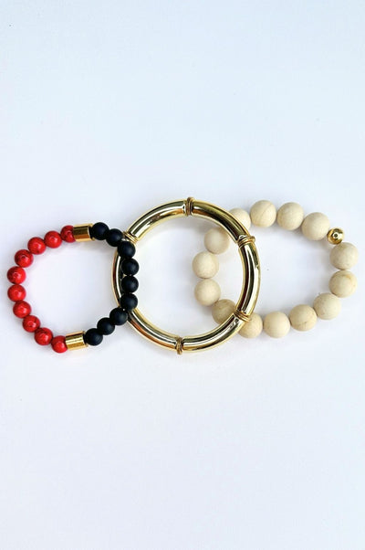 The Endzone Bracelet Stack