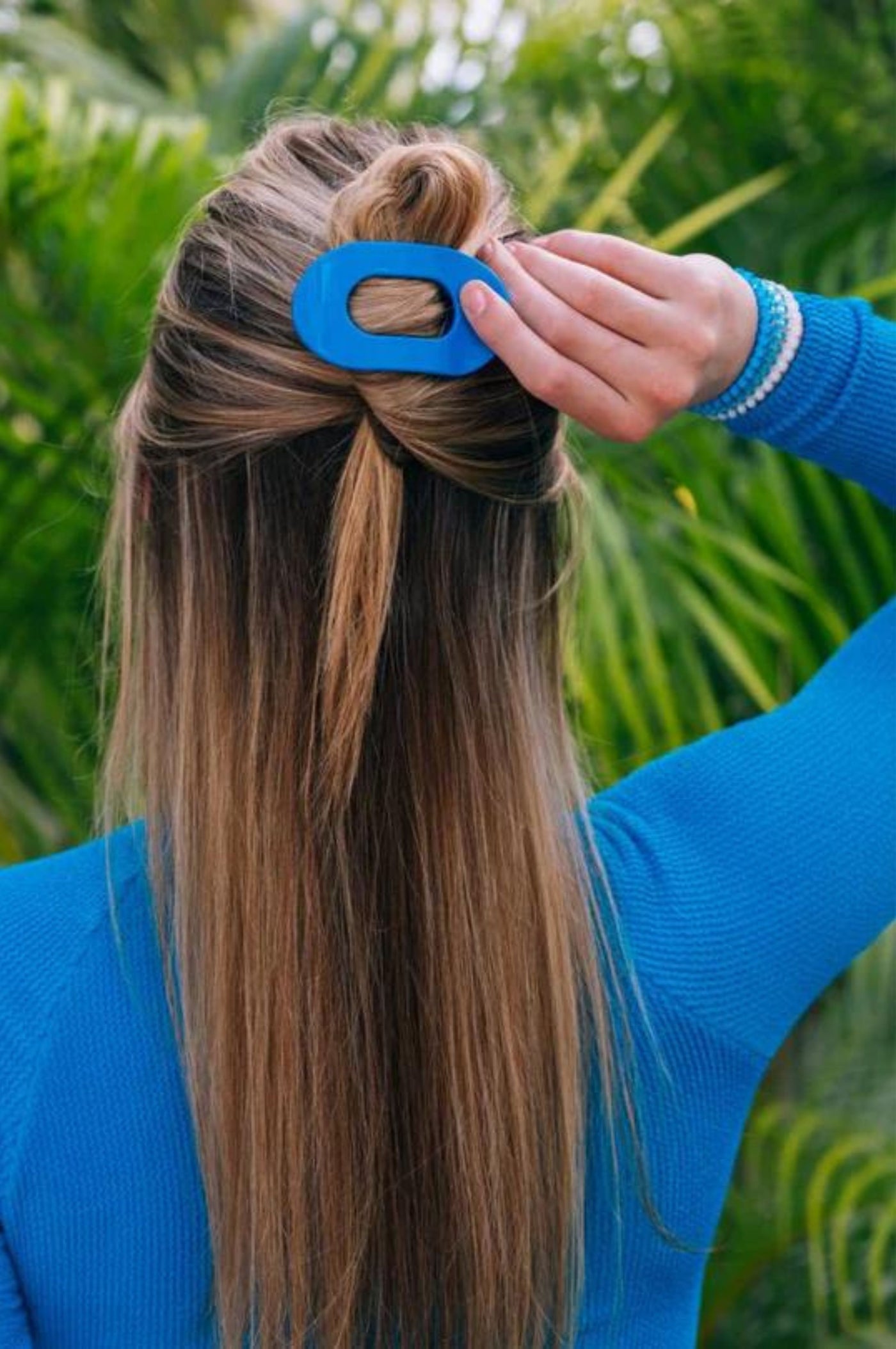 Small Flat Round Hair Clip by Teleties
