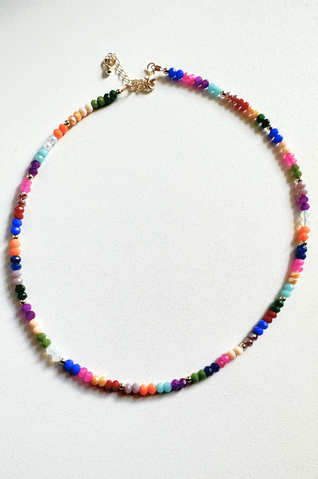 Dainty Crystal Beaded Necklace