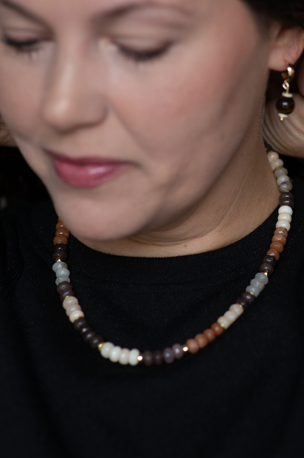 That Big Bead Energy Necklace by Annie Claire Designs (multi-color)