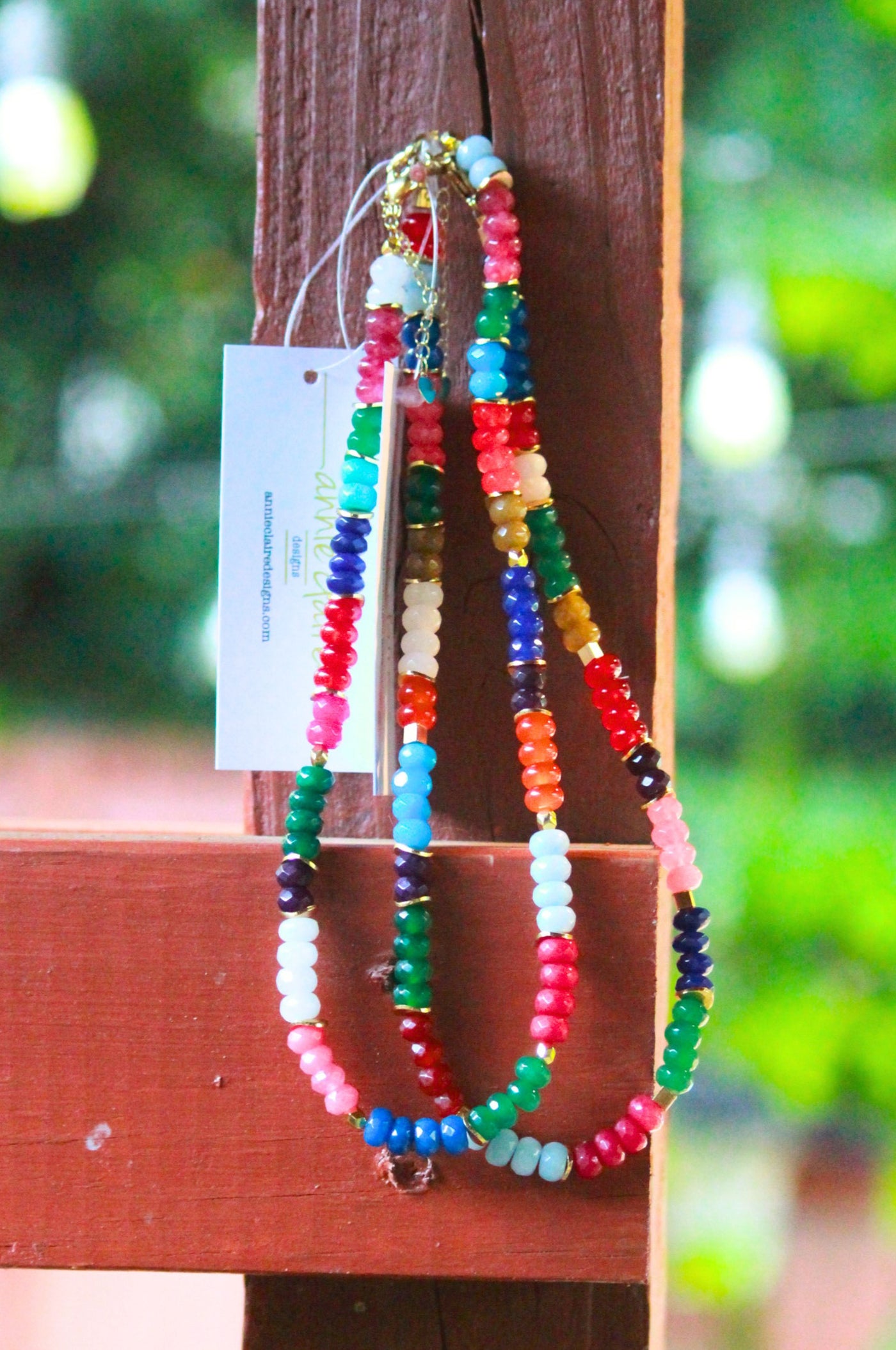 That Big Bead Energy Necklace by Annie Claire Designs (multi-color)