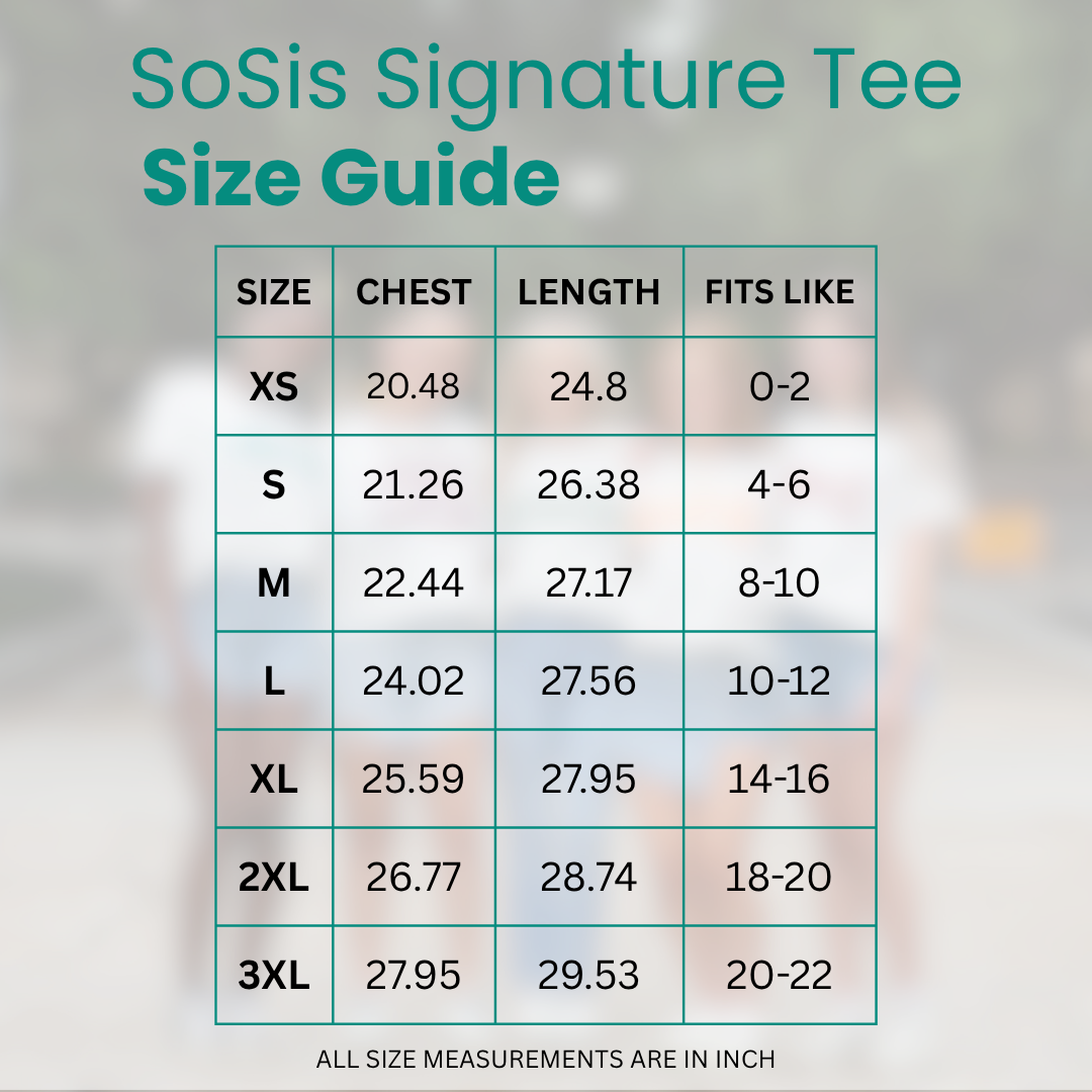 Original SoSis Signature Tee (black)