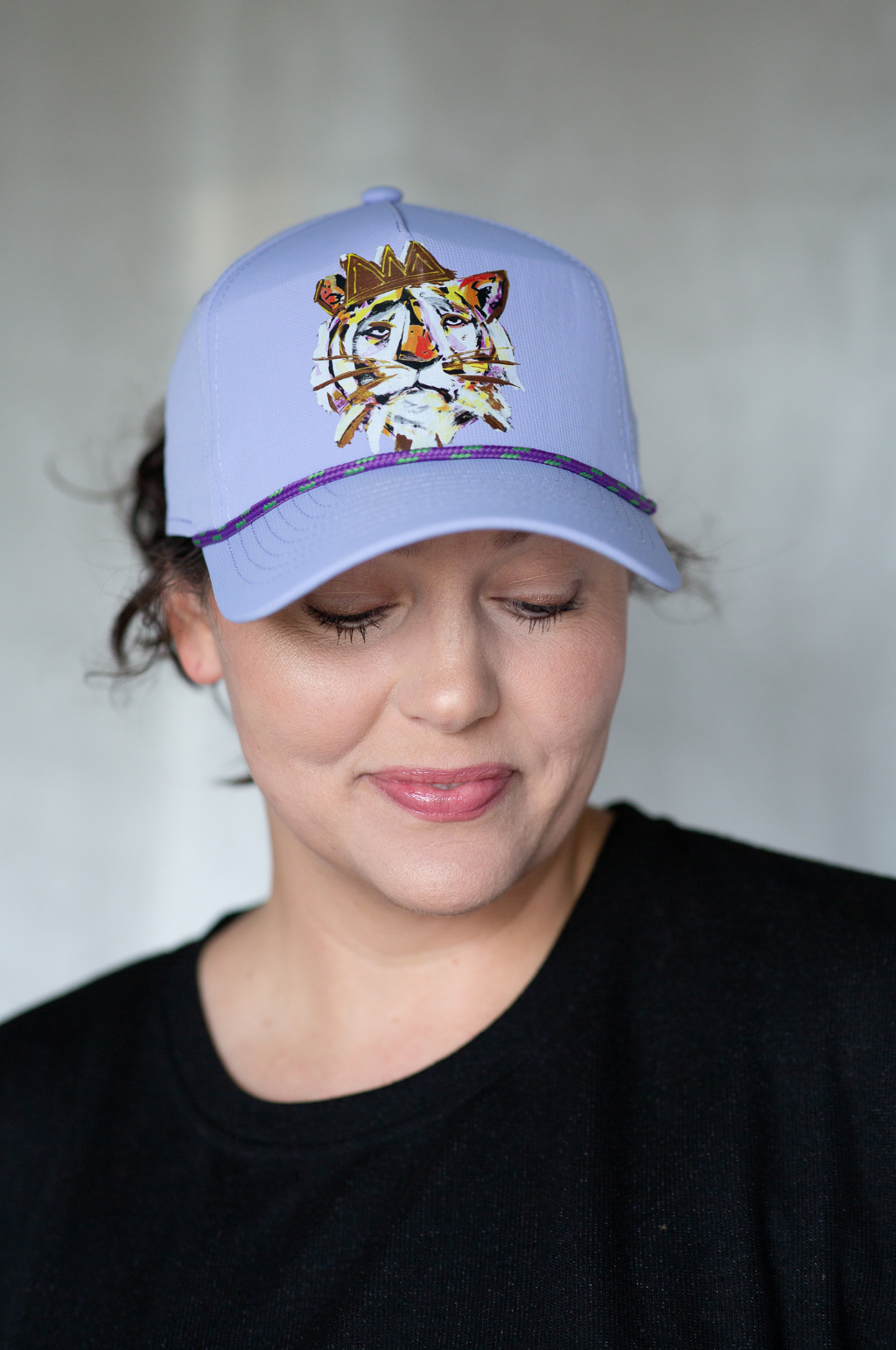 Allison Dillard Tiger King Trucker Hat (Lavender)