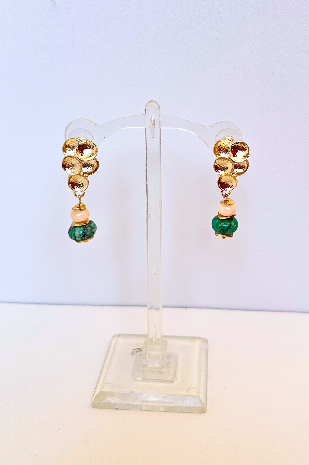 Golden Evergreen Dangles