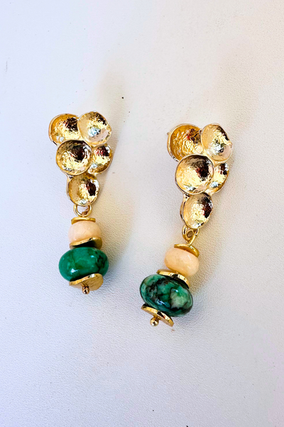 Golden Evergreen Dangles
