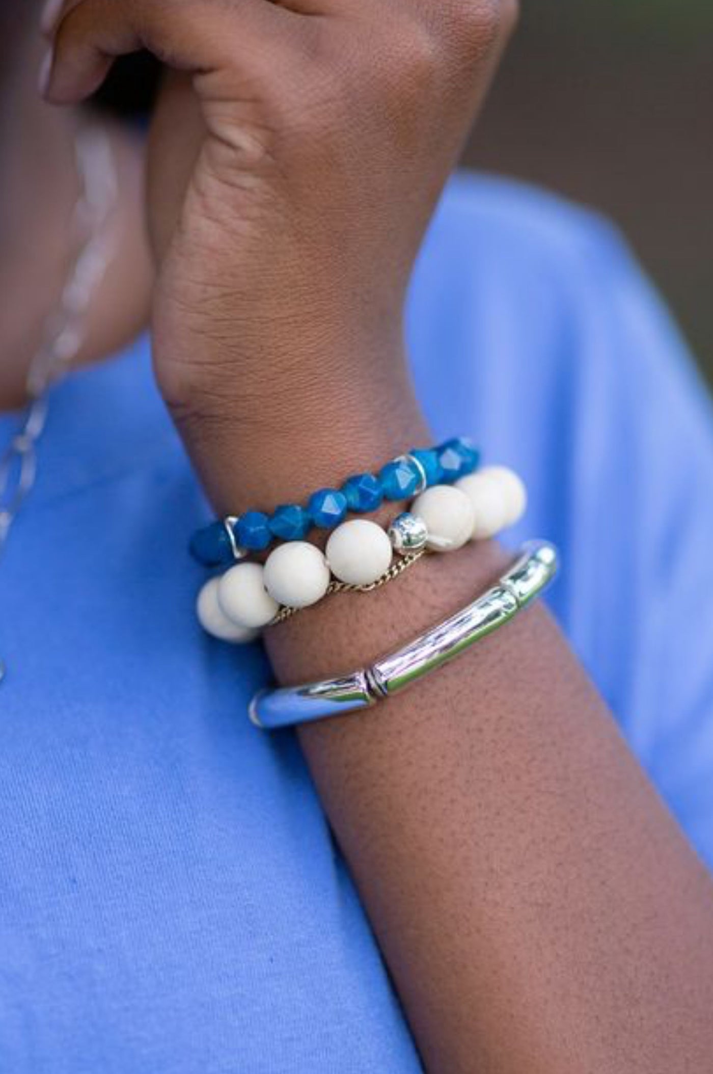 The Endzone Bracelet Stack