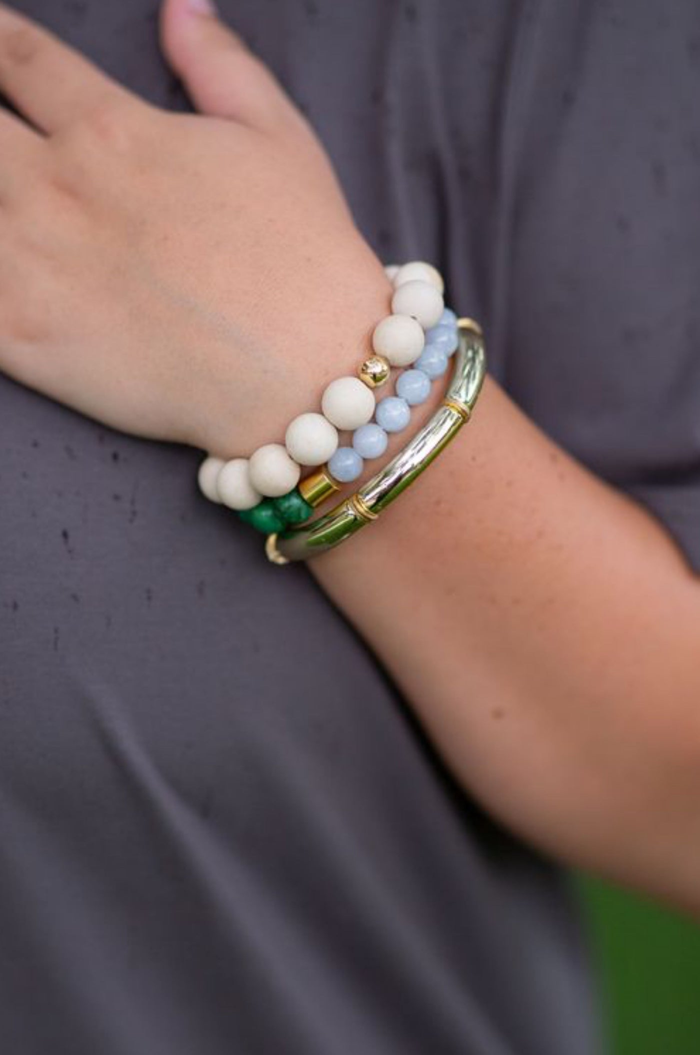 The Endzone Bracelet Stack