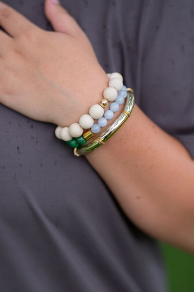The Endzone Bracelet Stack