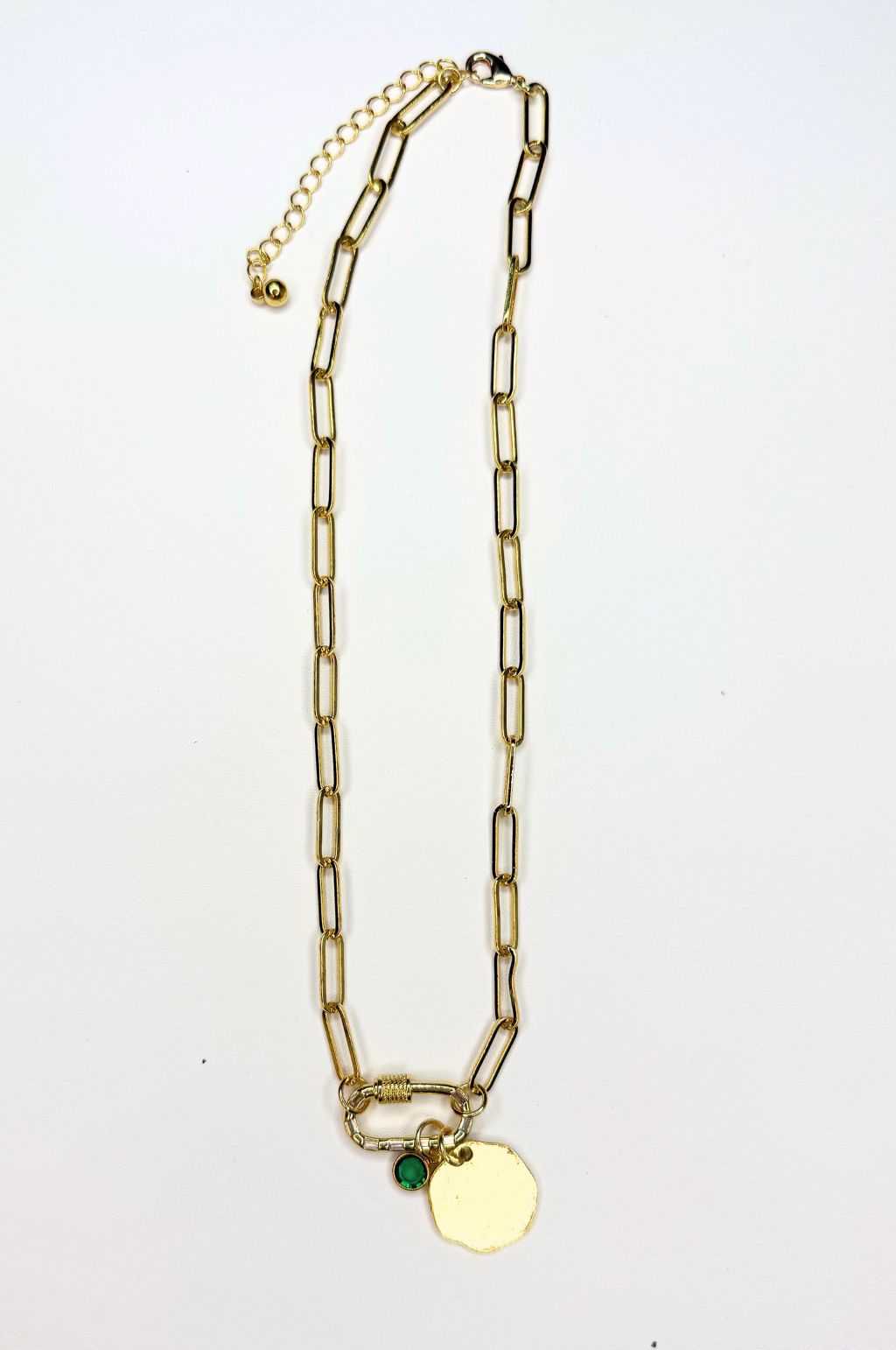 Carabiner Paperclip Chain Necklace CUSTOM