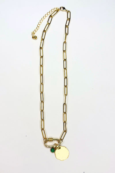 Carabiner Paperclip Chain Necklace CUSTOM