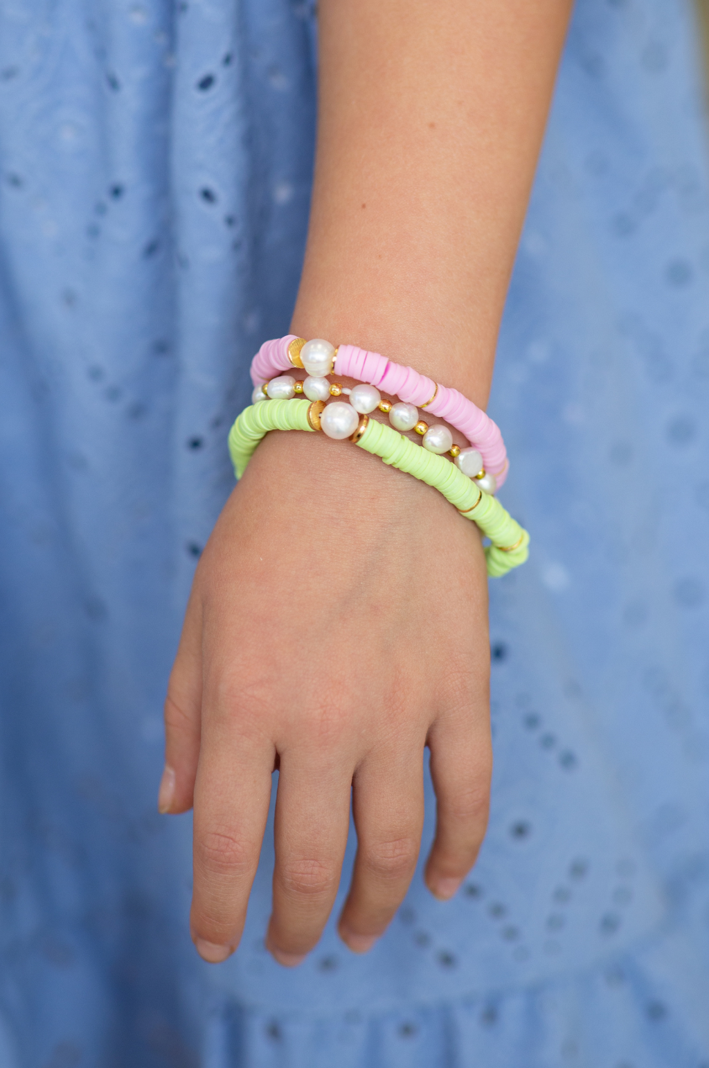 The Pearla & Clay 'Gracie' Bracelet Stack by Annie Claire Designs - SoSis