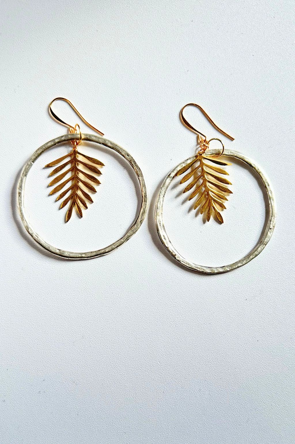 Two Tone Hoop Earring