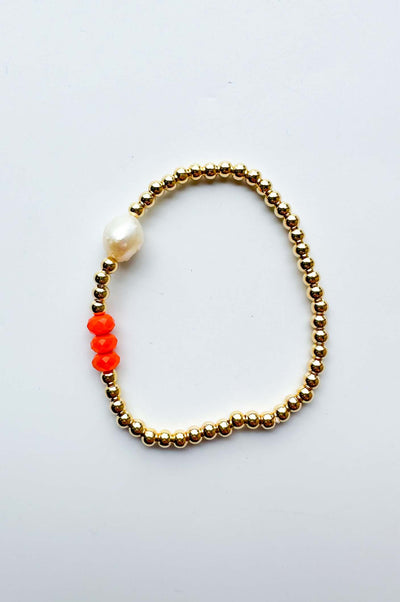 This is the Moment Gold Filled Pearl Bracelet
