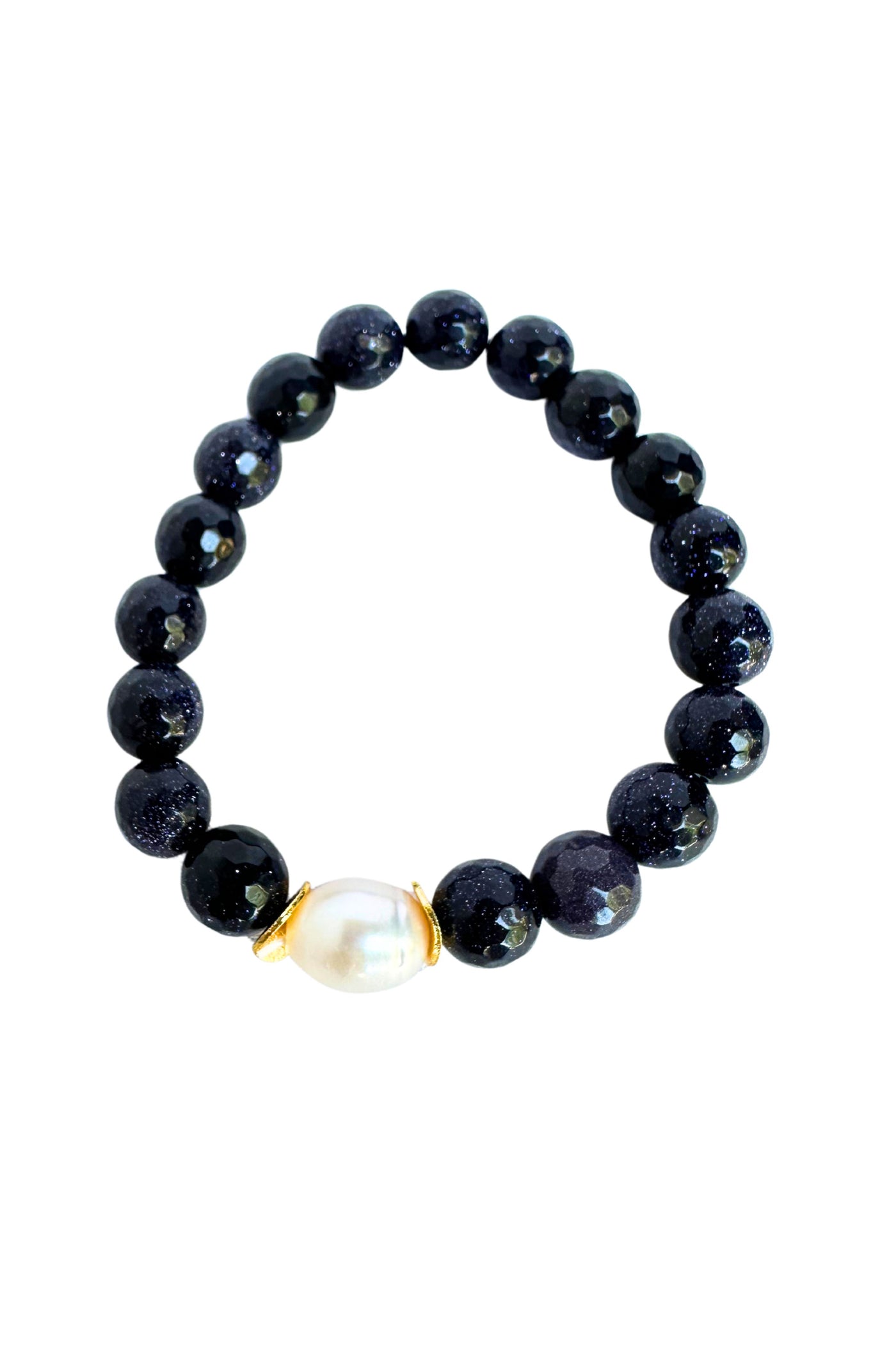 Natural Gemstone Pearl Bracelet