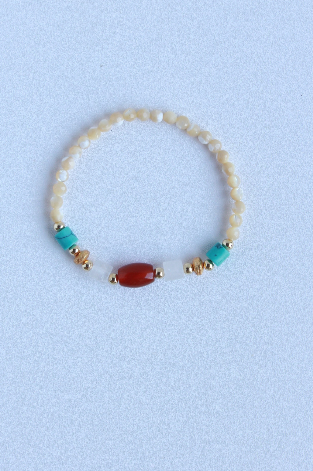 Winter Spark Beaded Bracelet