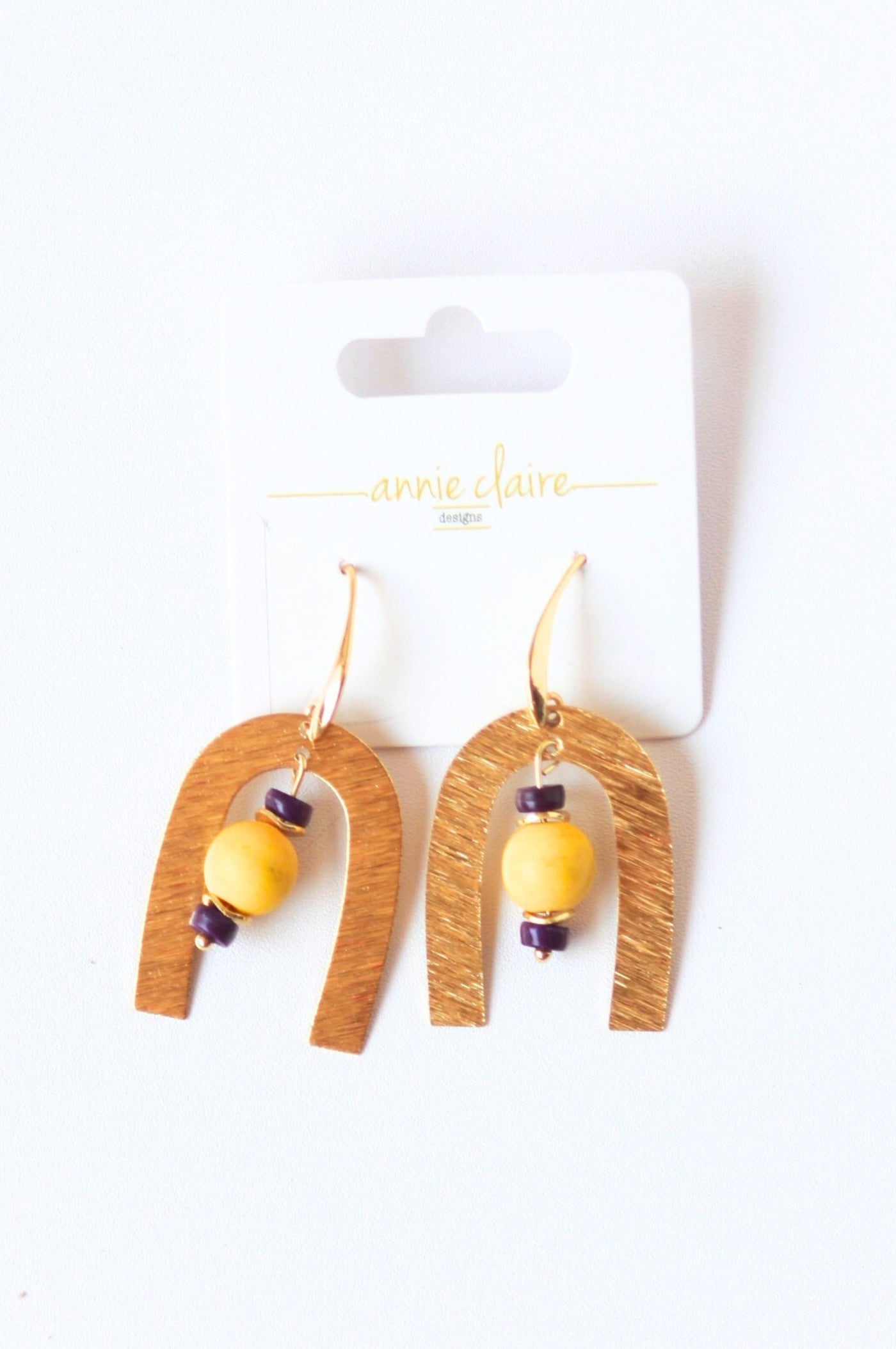 Gameday Beaded Drop Earrings