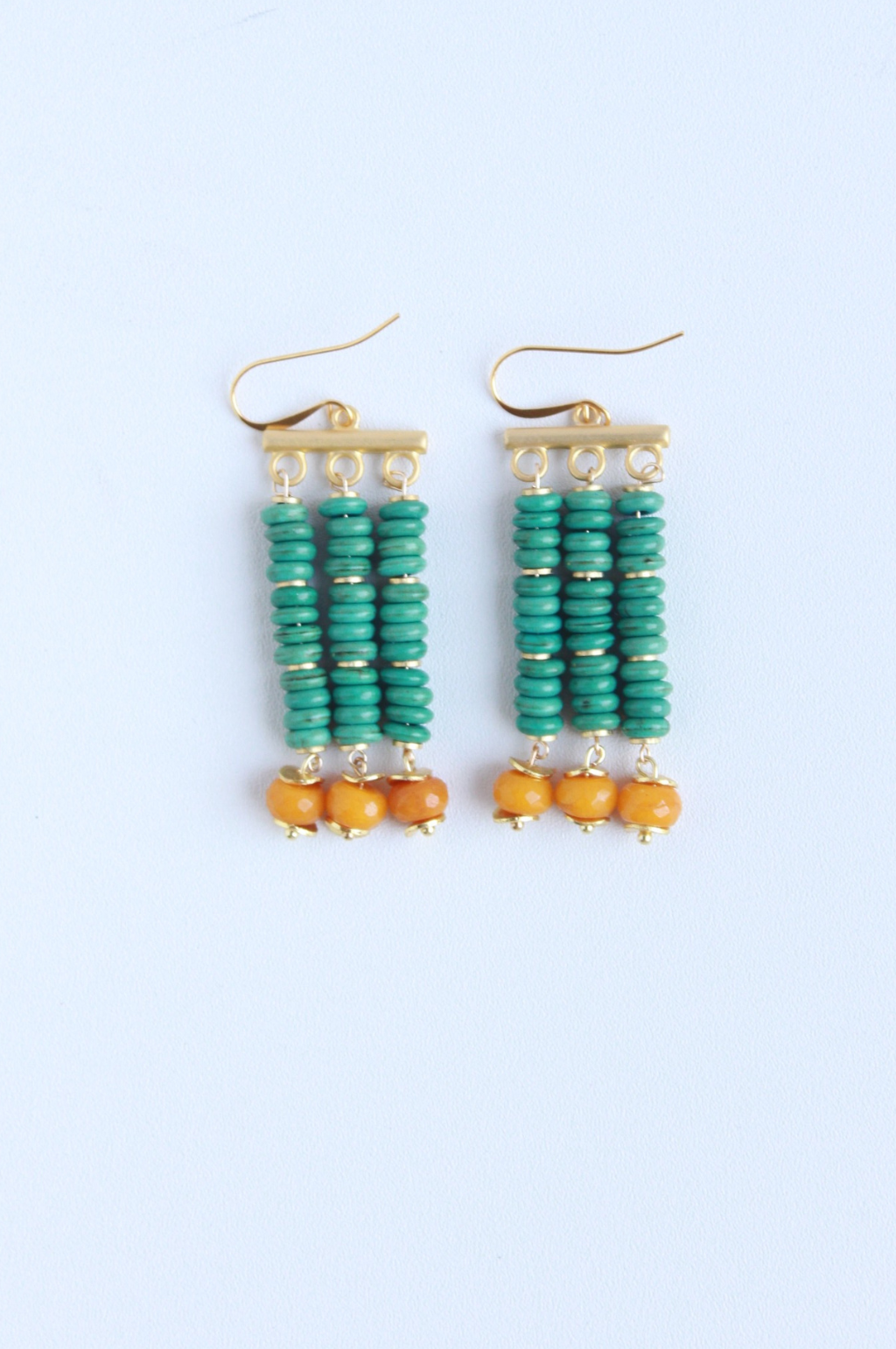 Whimsical Beaded Dangle Earring