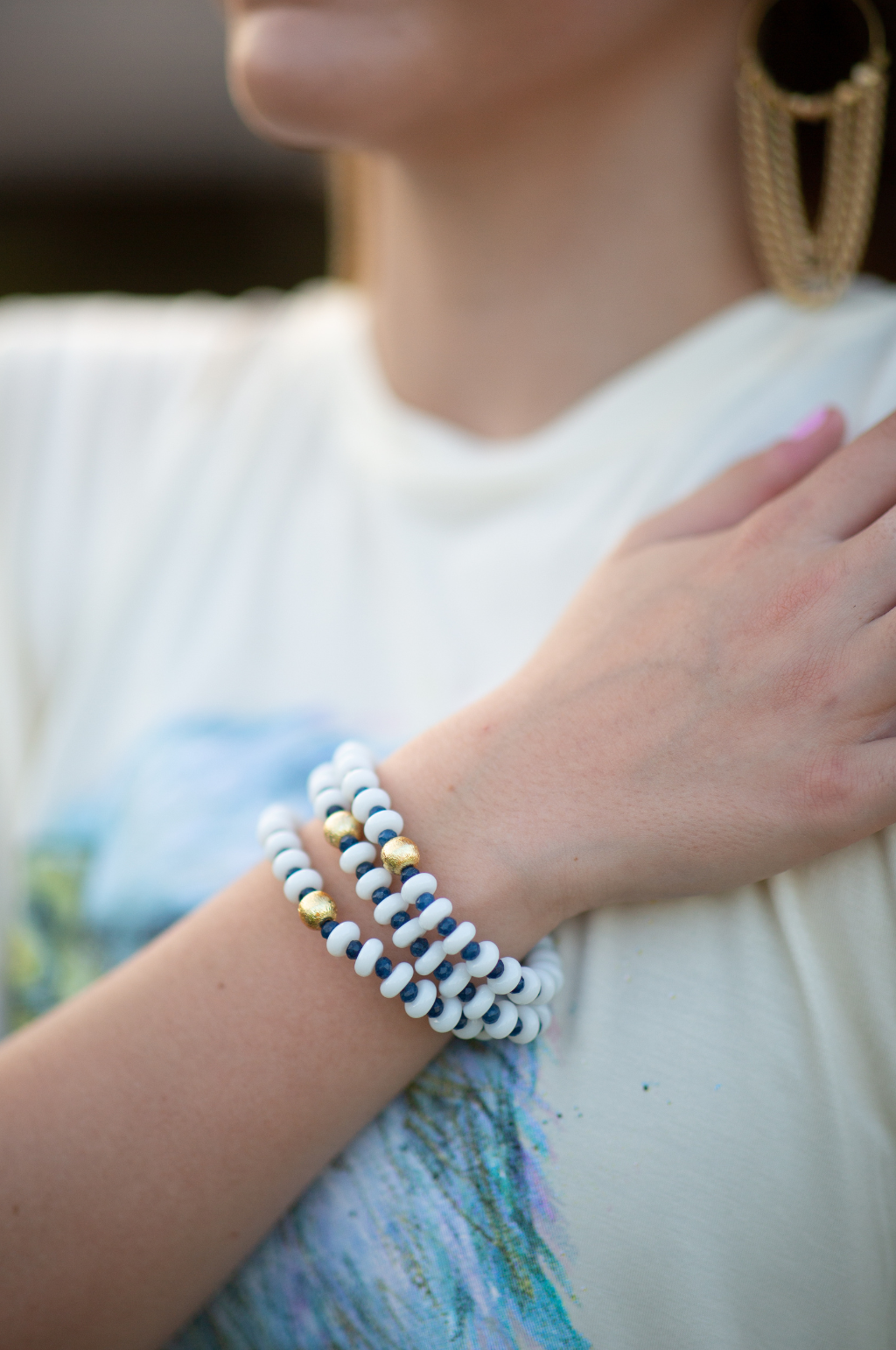 The Kennedy Local Love Bracelet Stack by Annie Claire Designs - SoSis
