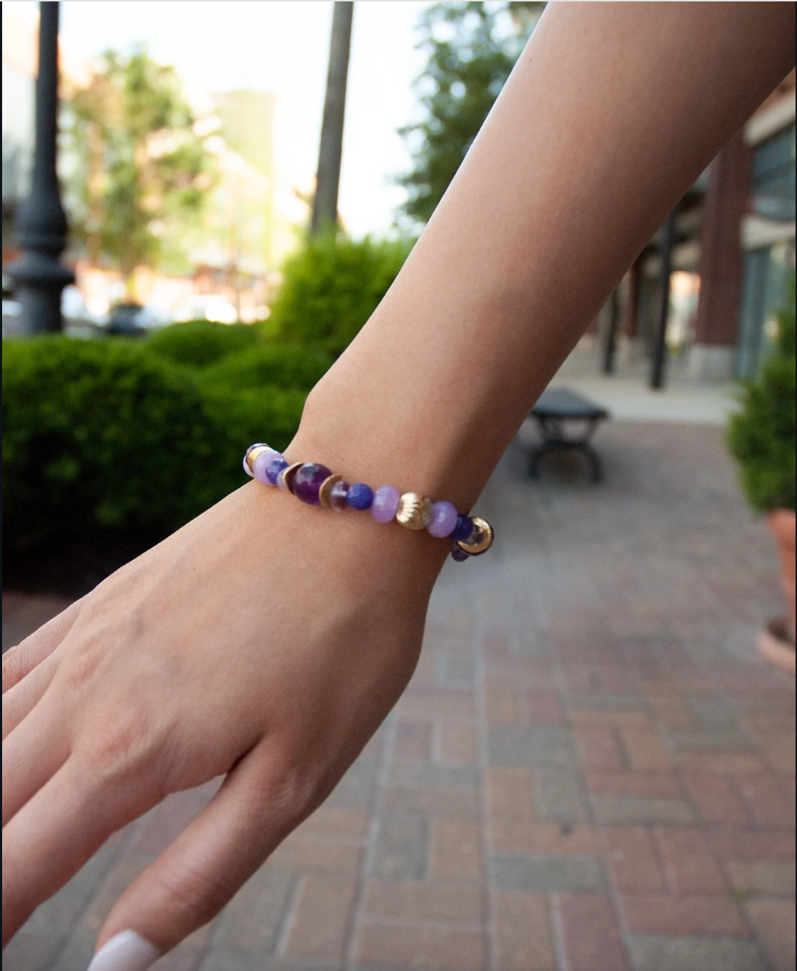 The Amalie Spirit Bracelet Stack by Annie Claire Designs