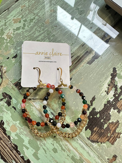 The Holly Hoop Earrings by Annie Claire Designs - SoSis