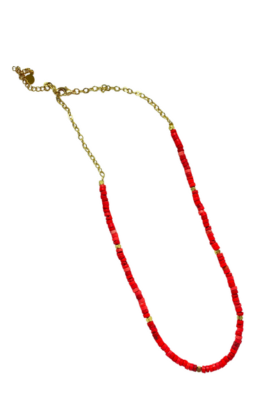 The Lara Beaded Chain Necklace by Annie Claire Designs - SoSis