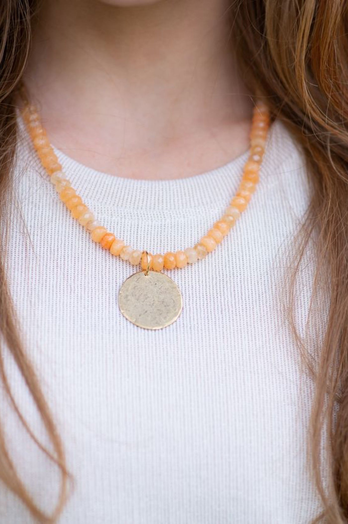 That Big Bead Energy Pendant Necklace by Annie Claire Designs