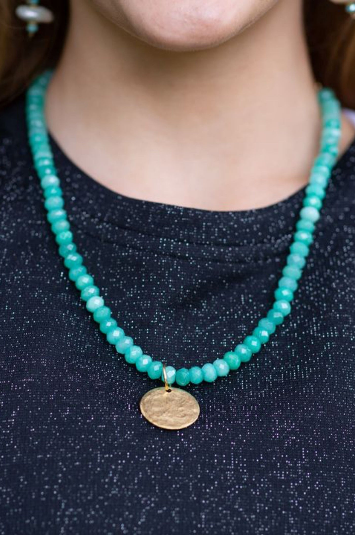 That Big Bead Energy Pendant Necklace by Annie Claire Designs
