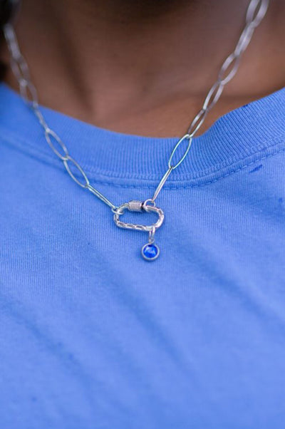 Carabiner Paperclip Chain Necklace CUSTOM
