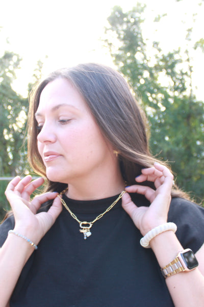 IYKYK Maggie Carabiner Charm Necklace