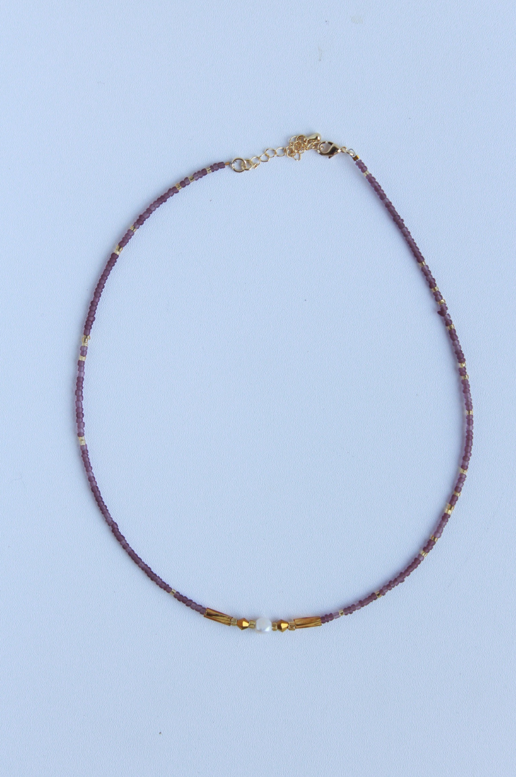 Dainty Seed Bead Necklace